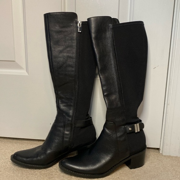 Calvin Klein Heeled Boots - Picture 1 of 9